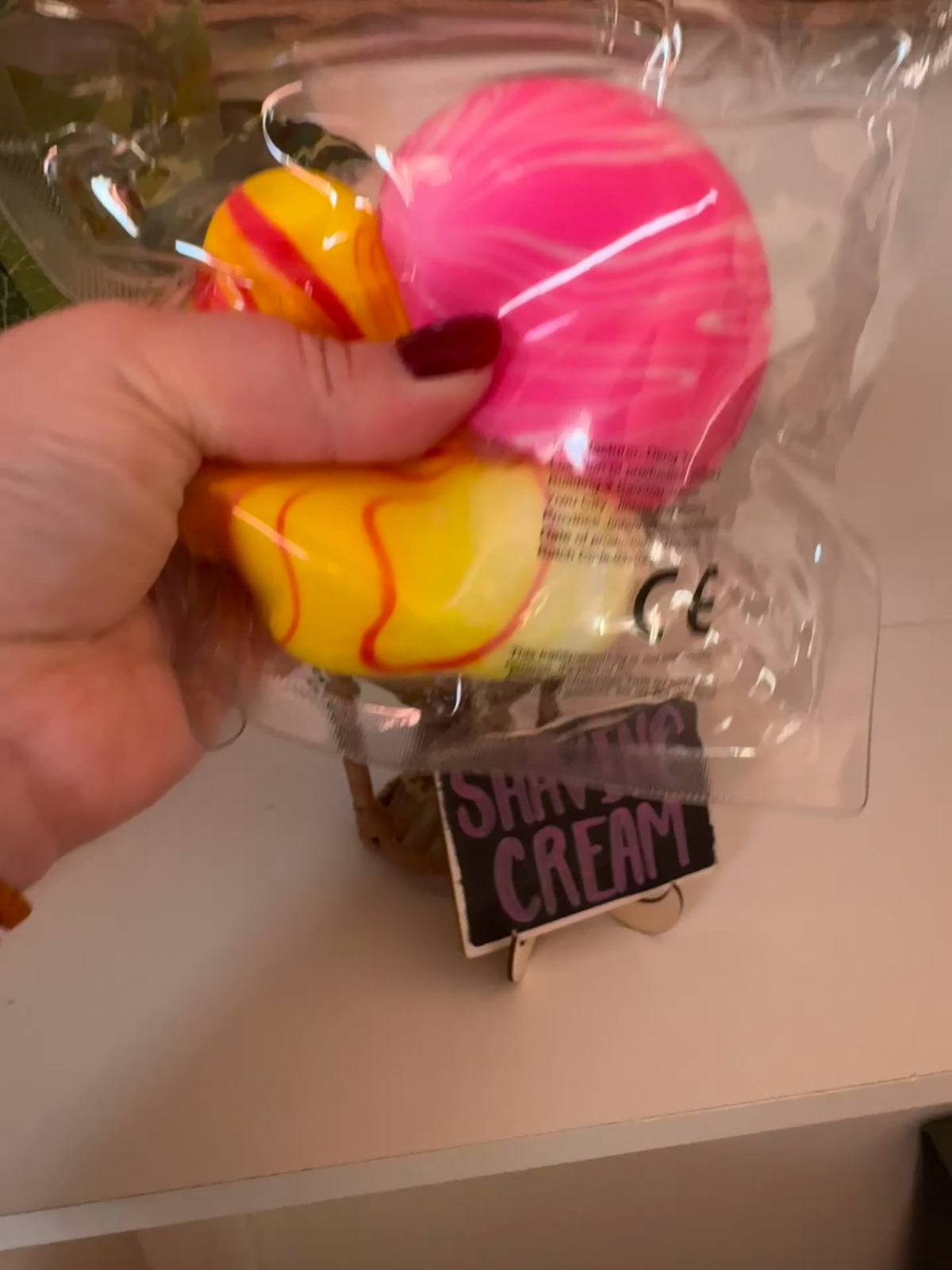 2-Pack Marble Design Ball Squishy